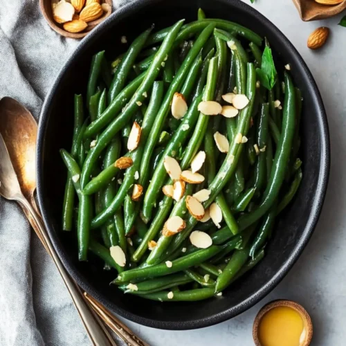 green beans almondine