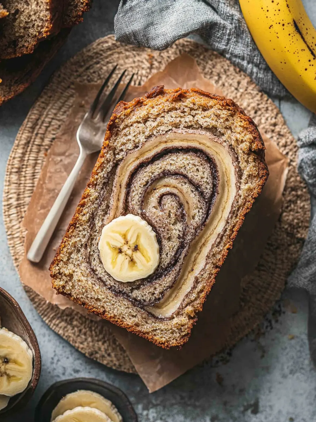 Cinnamon Swirl Banana Bread