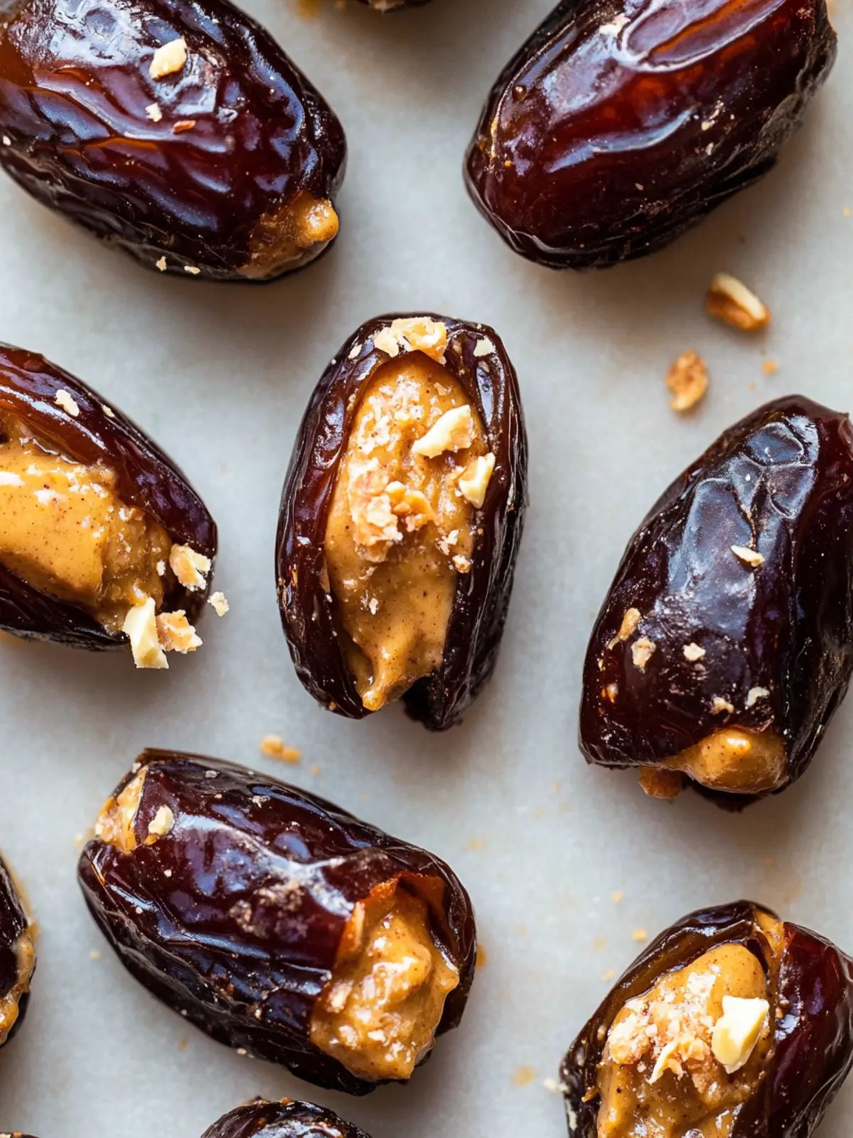 Stuffed Dates with Peanut Butter & Chocolate