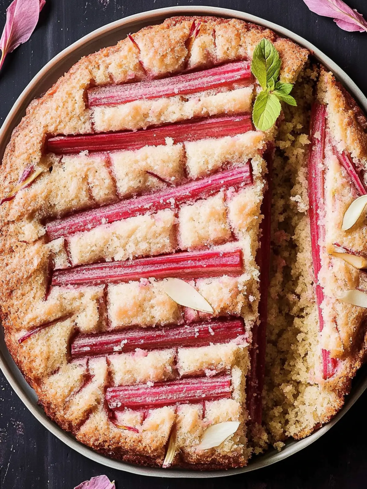 Rhubarb Cake