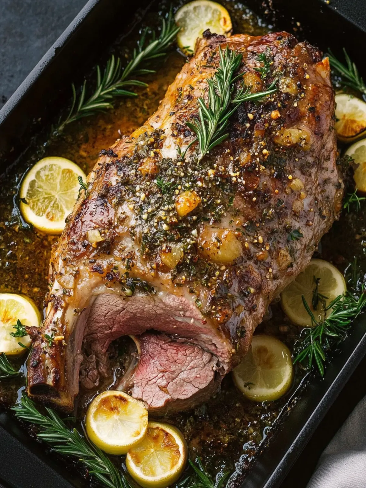 roasted leg of lamb recipe