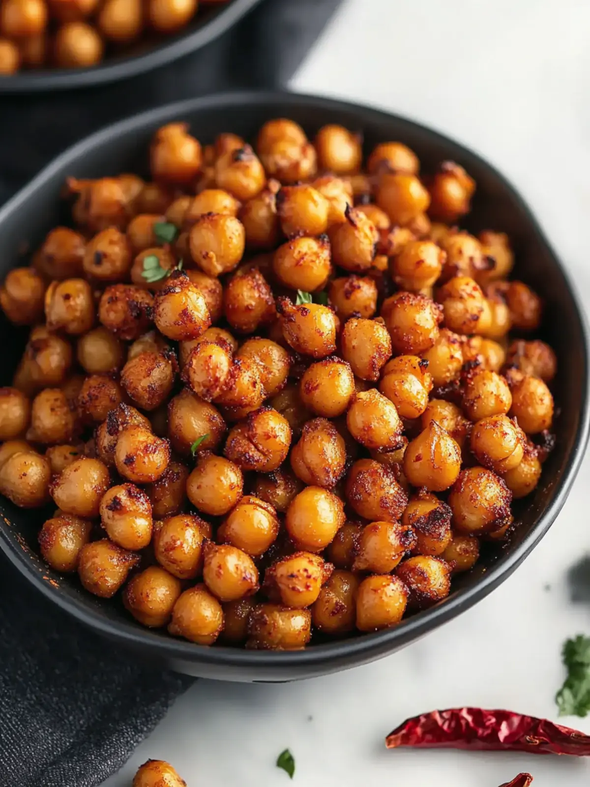 Mouthwatering Spicy Roasted Chickpeas