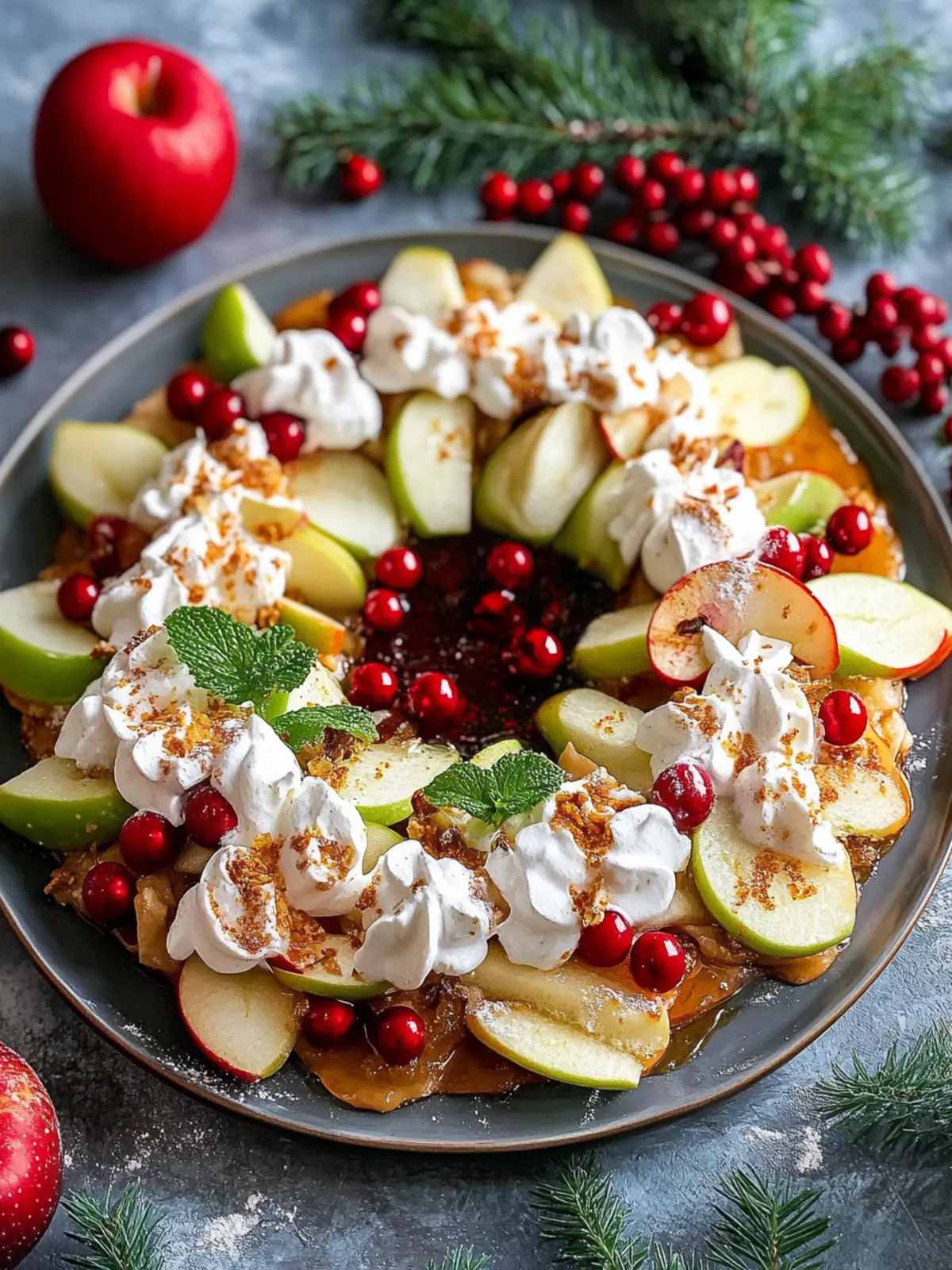 Delicious Christmas Apple Nachos: A Festive No-Bake Treat