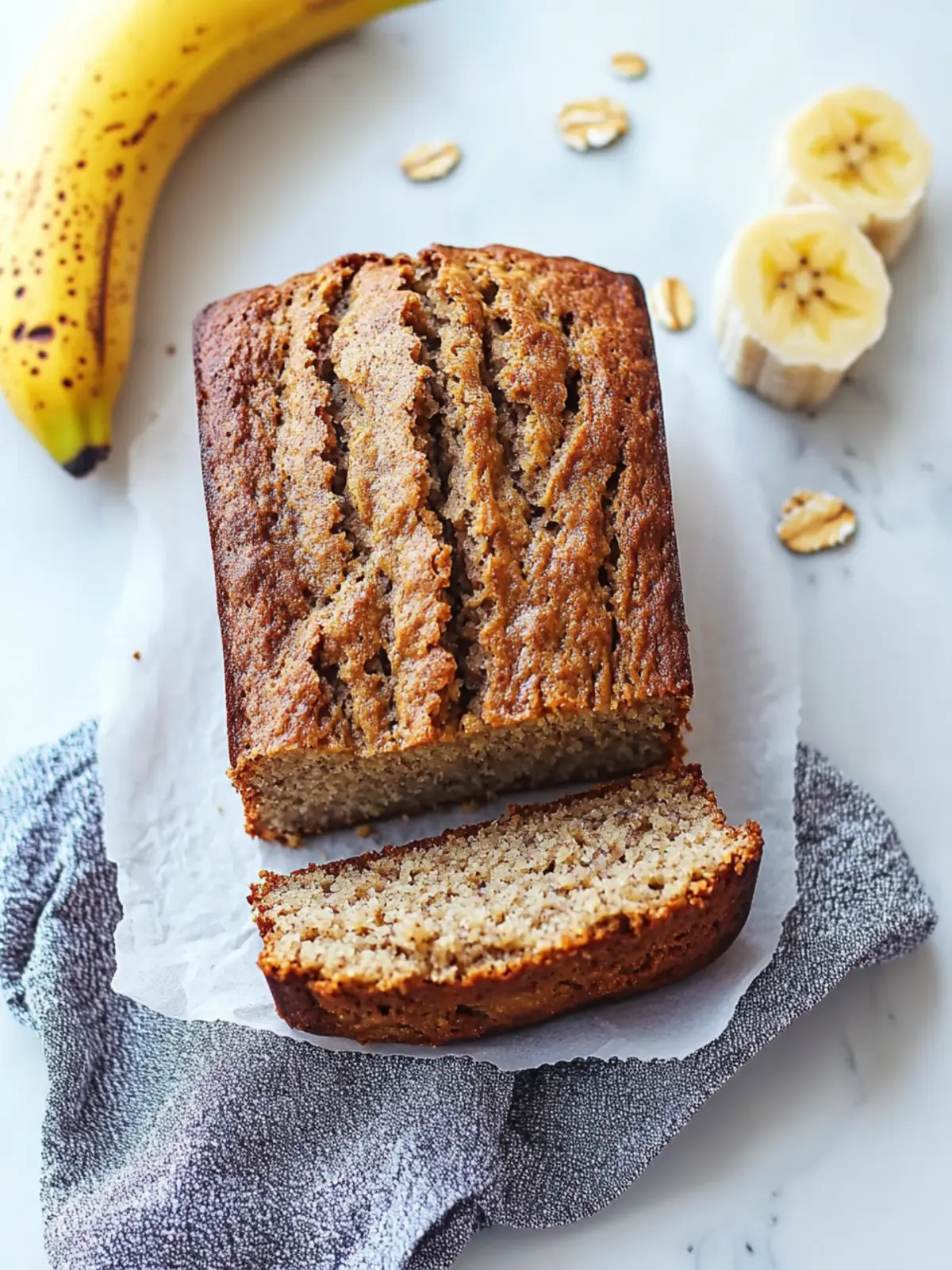 Gluten-Free Banana Bread (almond/oat flour)