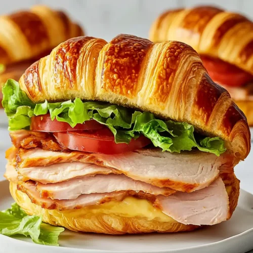 Classic Turkey Croissant Sandwich