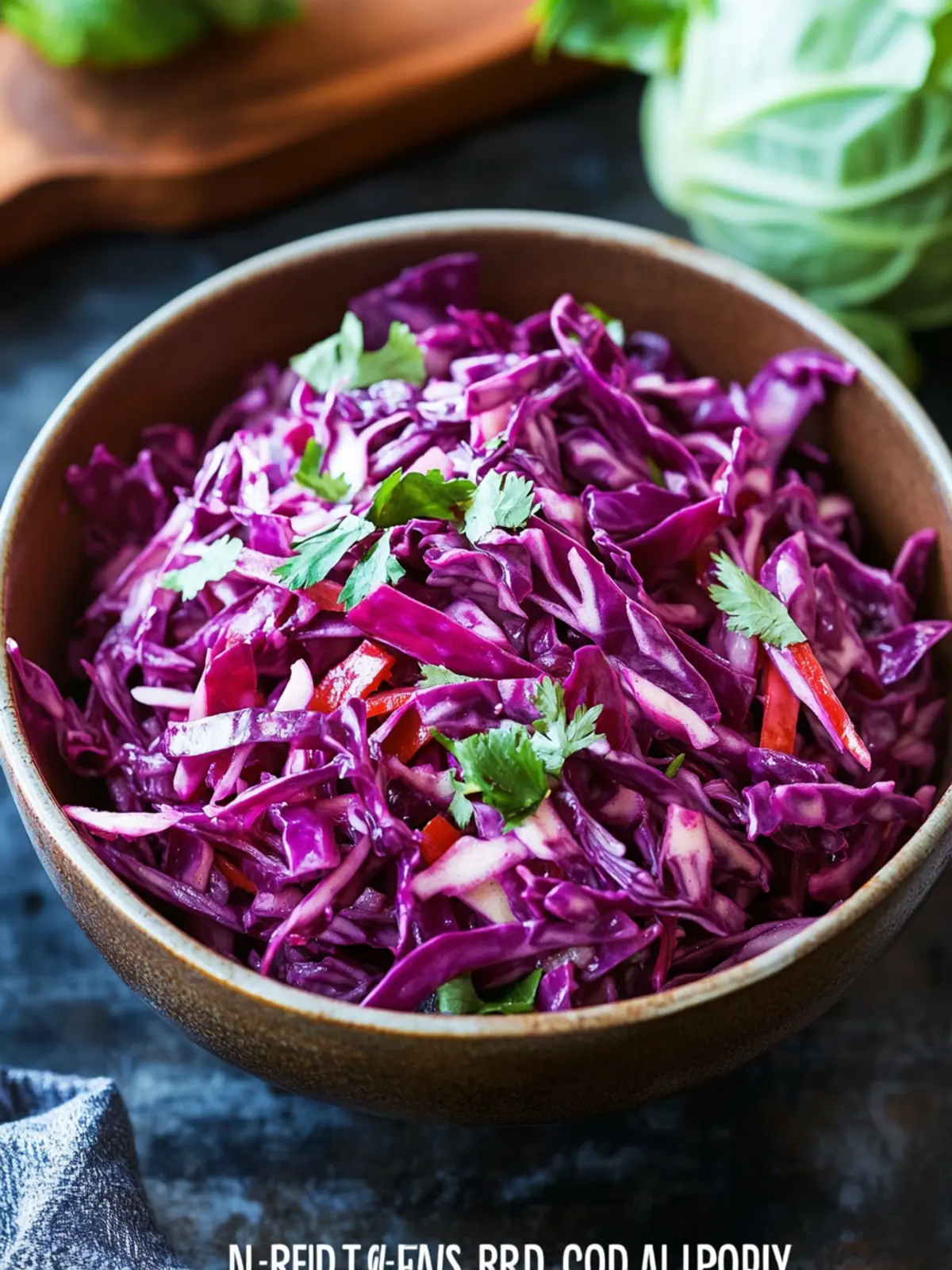 Red Cabbage Slaw Recipe