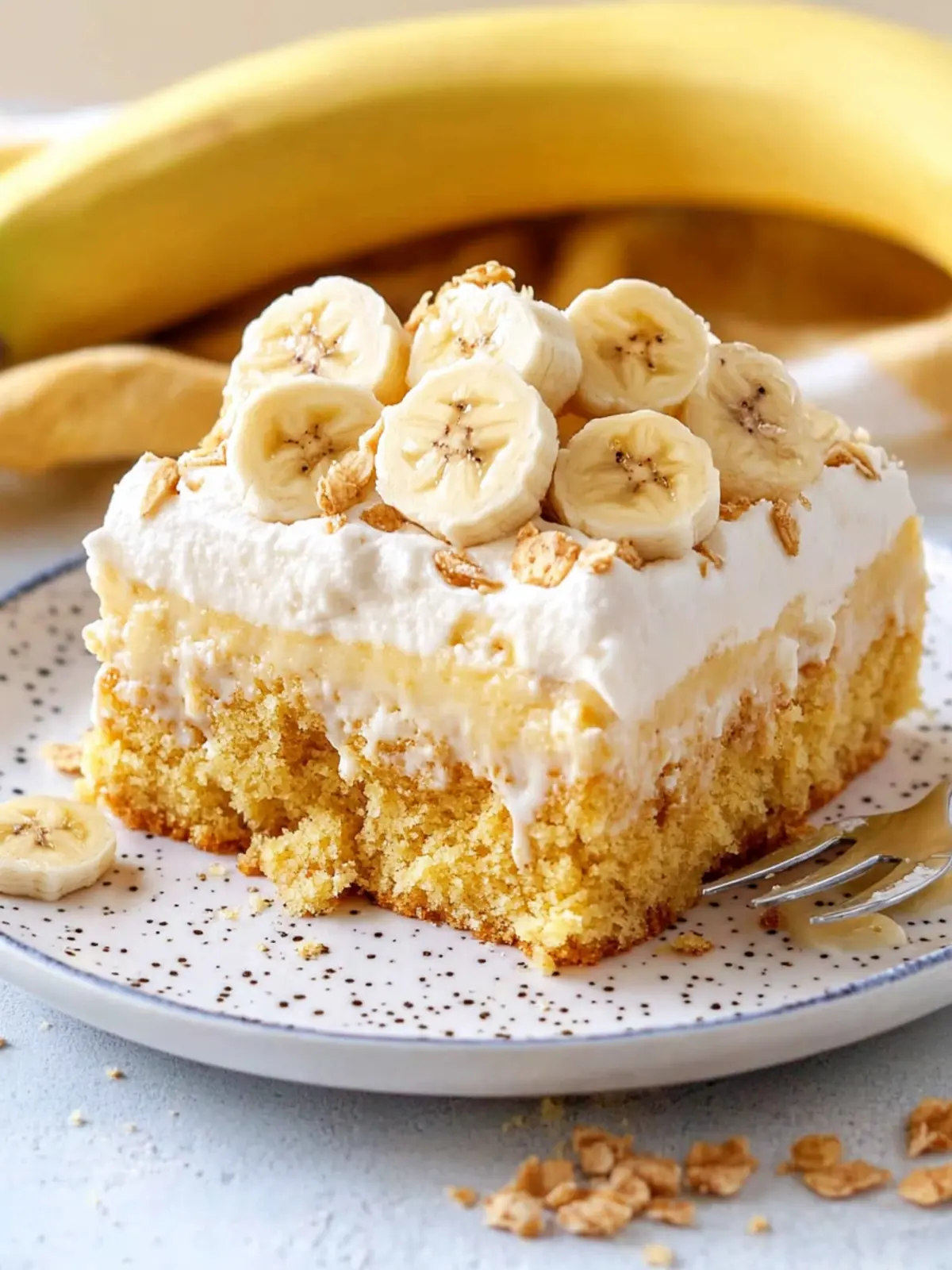 Irresistible Banana Pudding Poke Cake for a Sweet Delight