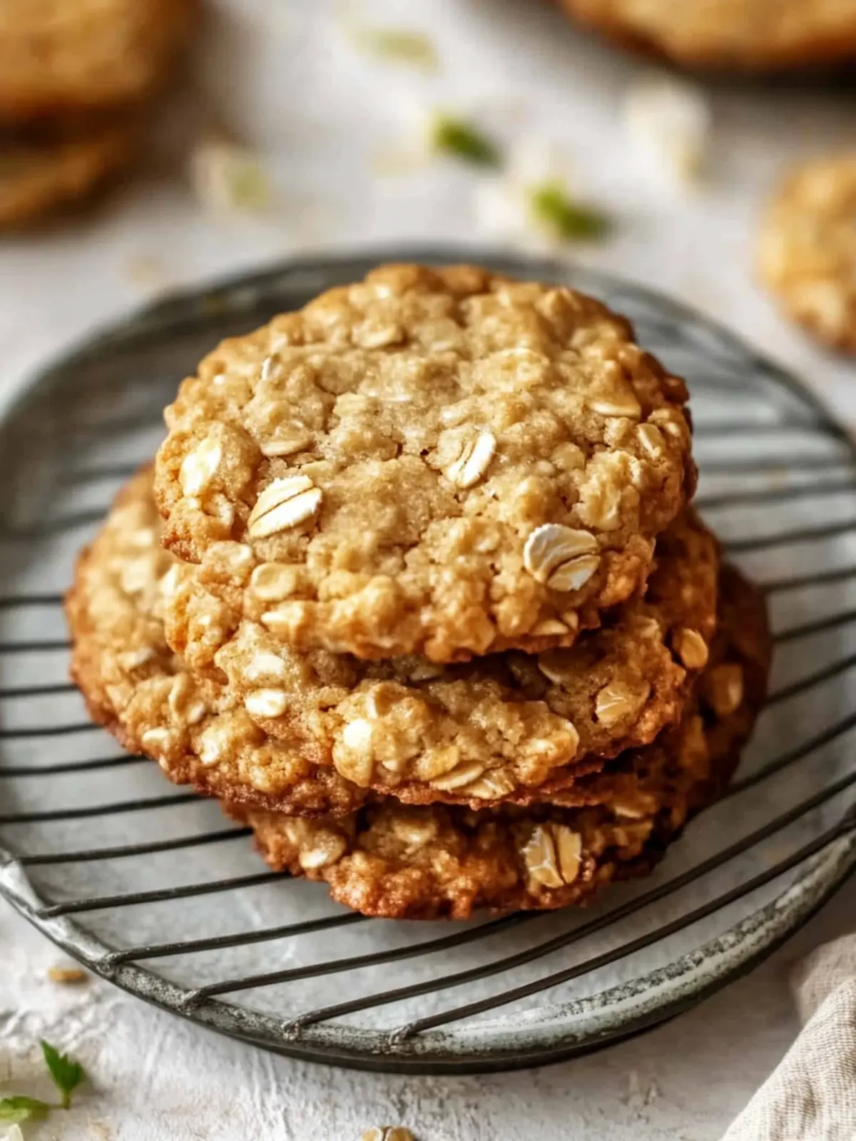 Low Sugar Applesauce Oatmeal Cookies