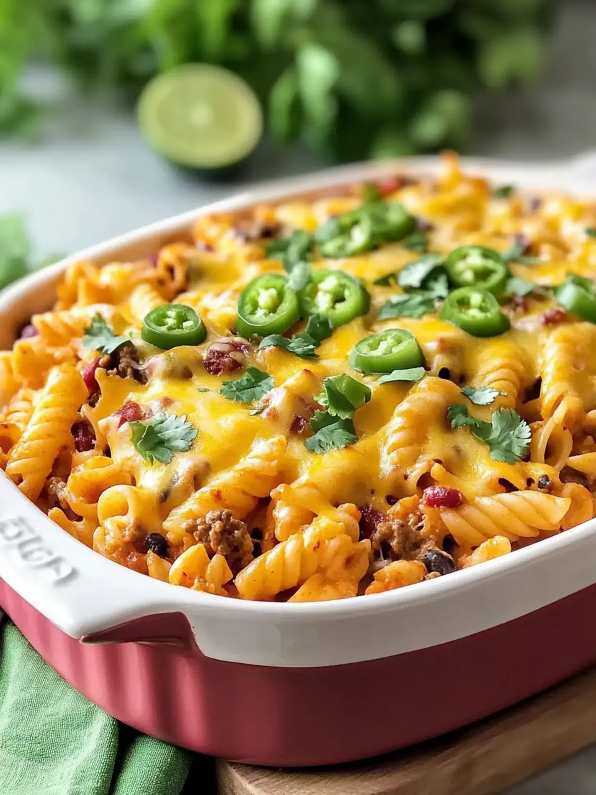 Loaded Taco Pasta Bake