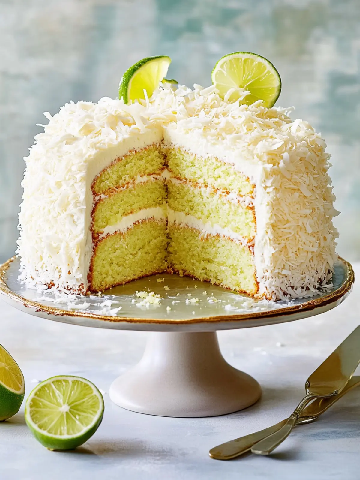 Coconut-Lime Layer Cake