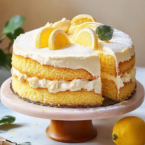 Lemon Cream Cake