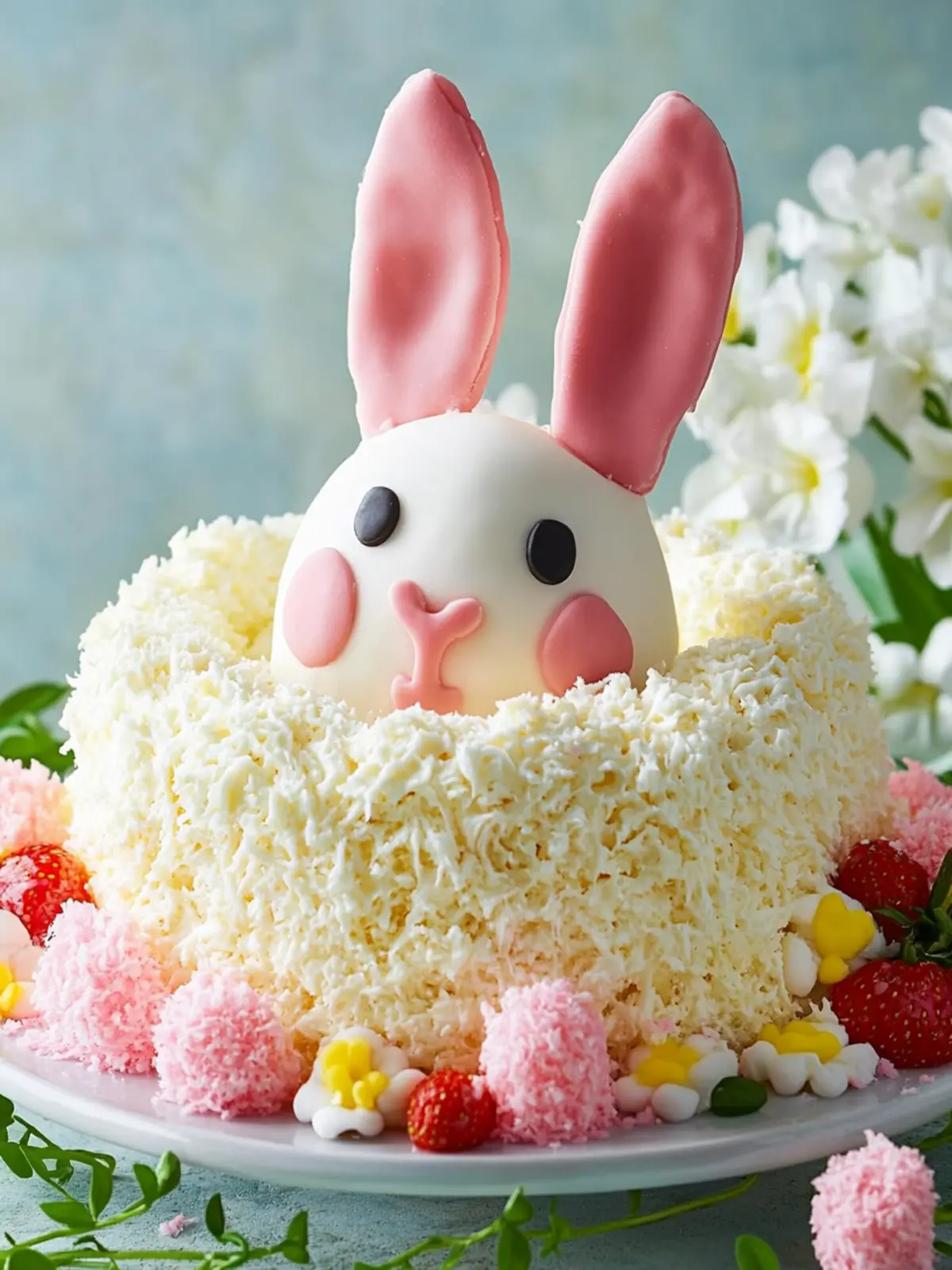 Bunny Cake Bliss: Celebrate Easter with This Moist Delight!