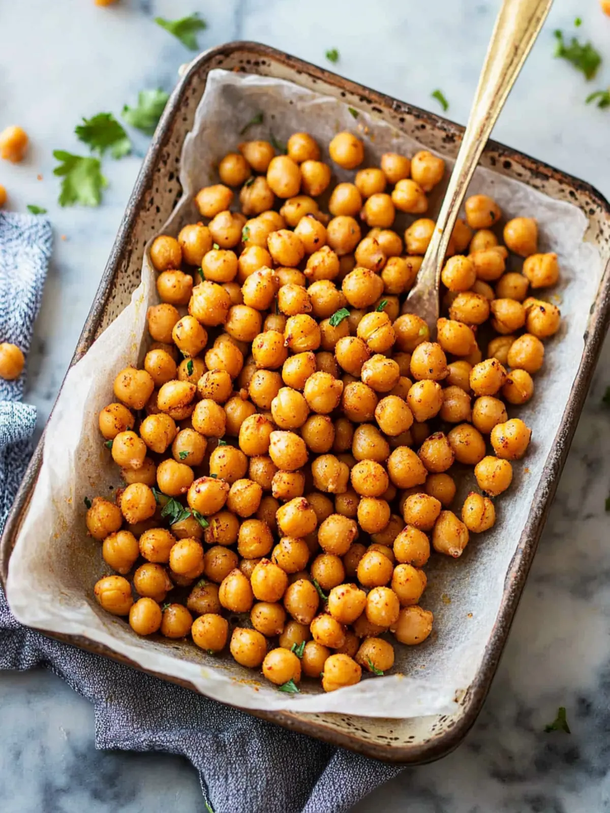 Crispy Roasted Chickpeas