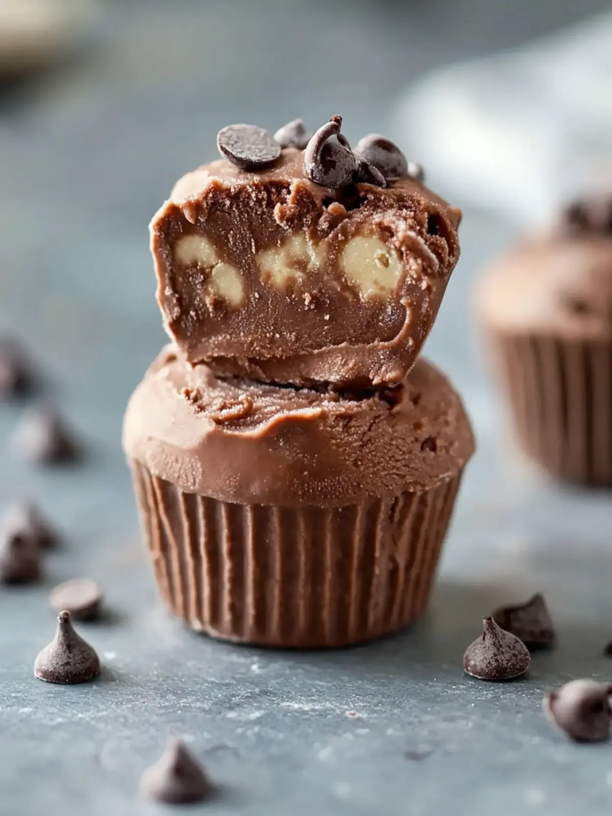 Chocolate Frozen Yogurt Bites