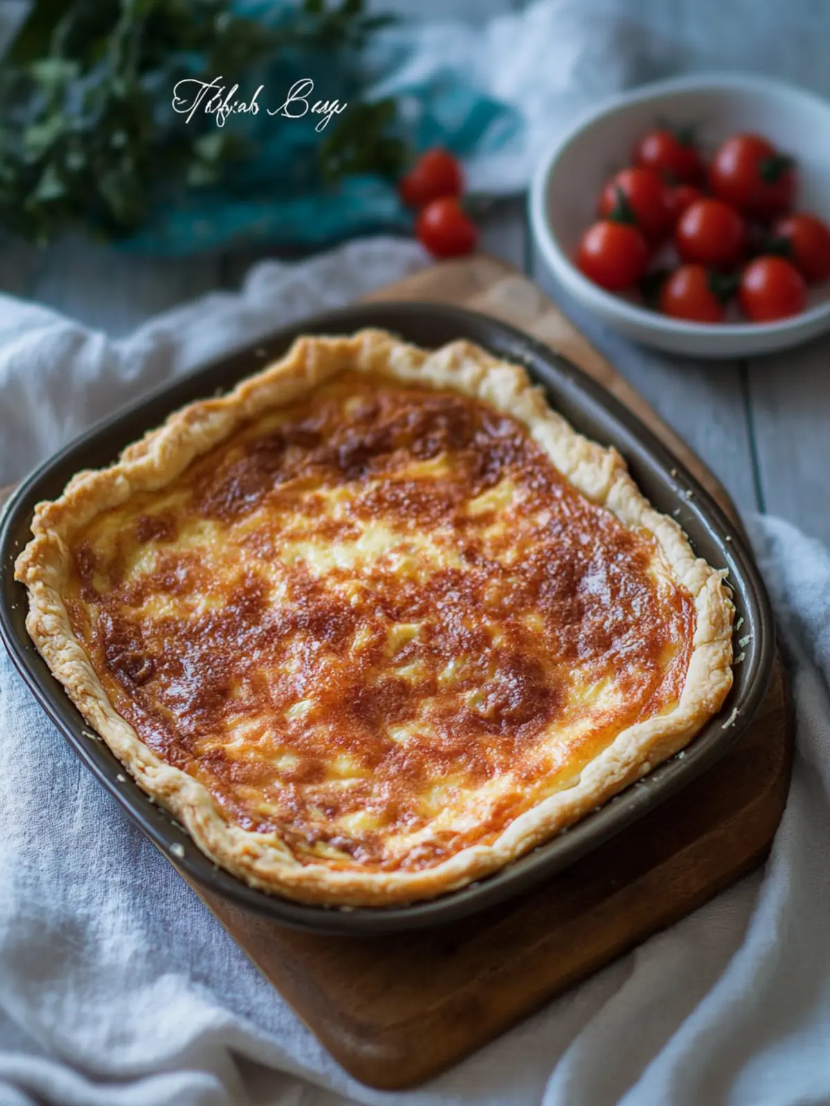 quiche (halal turkey/chicken)