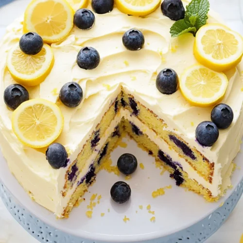 Lemon-Blueberry Cake