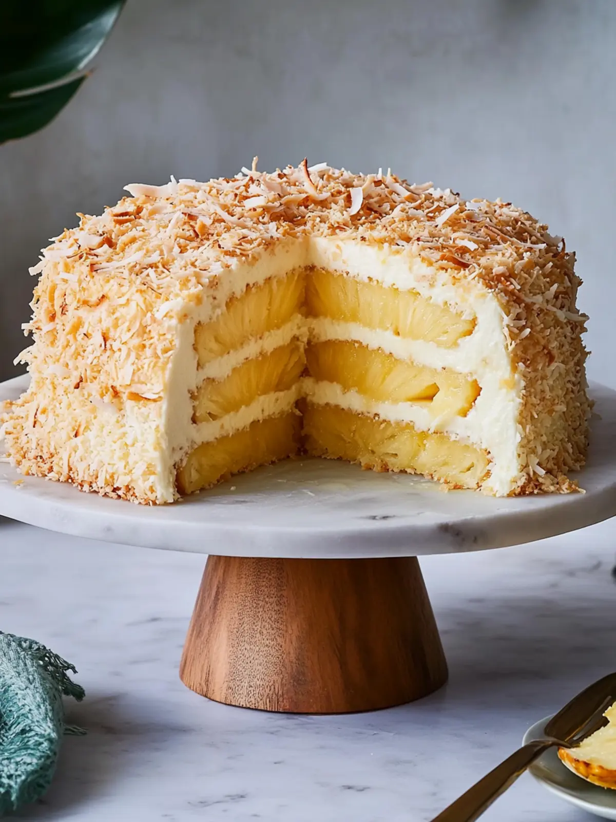 Pineapple Coconut Cake
