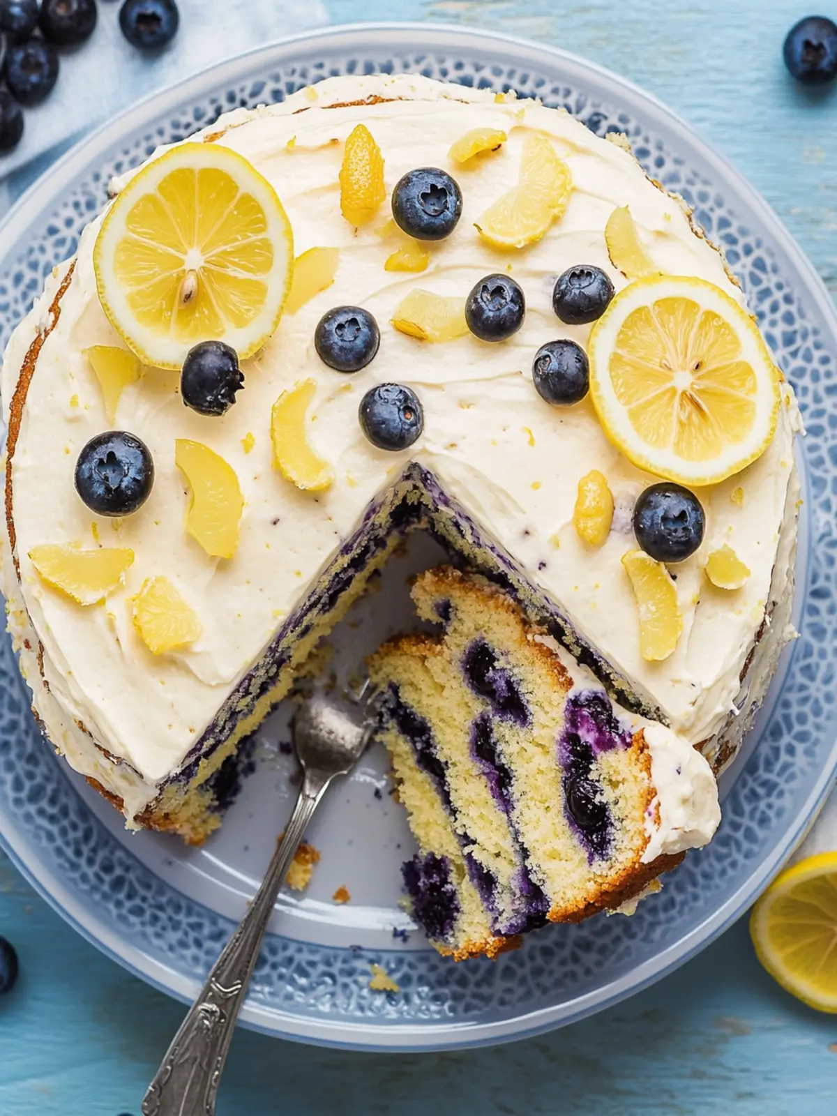 Lemon-Blueberry Cake