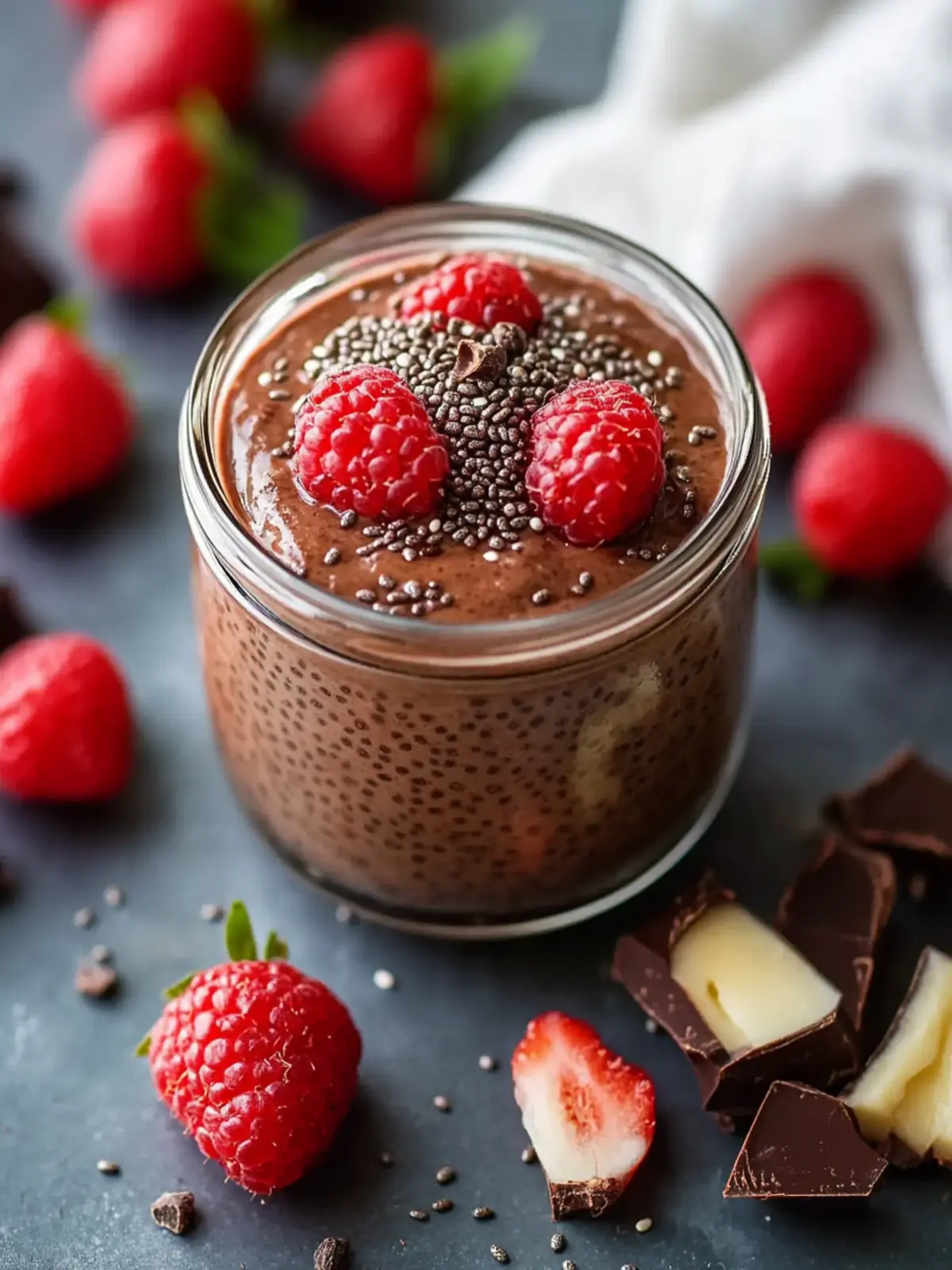 Sweet Chocolate Chia Seed Pudding