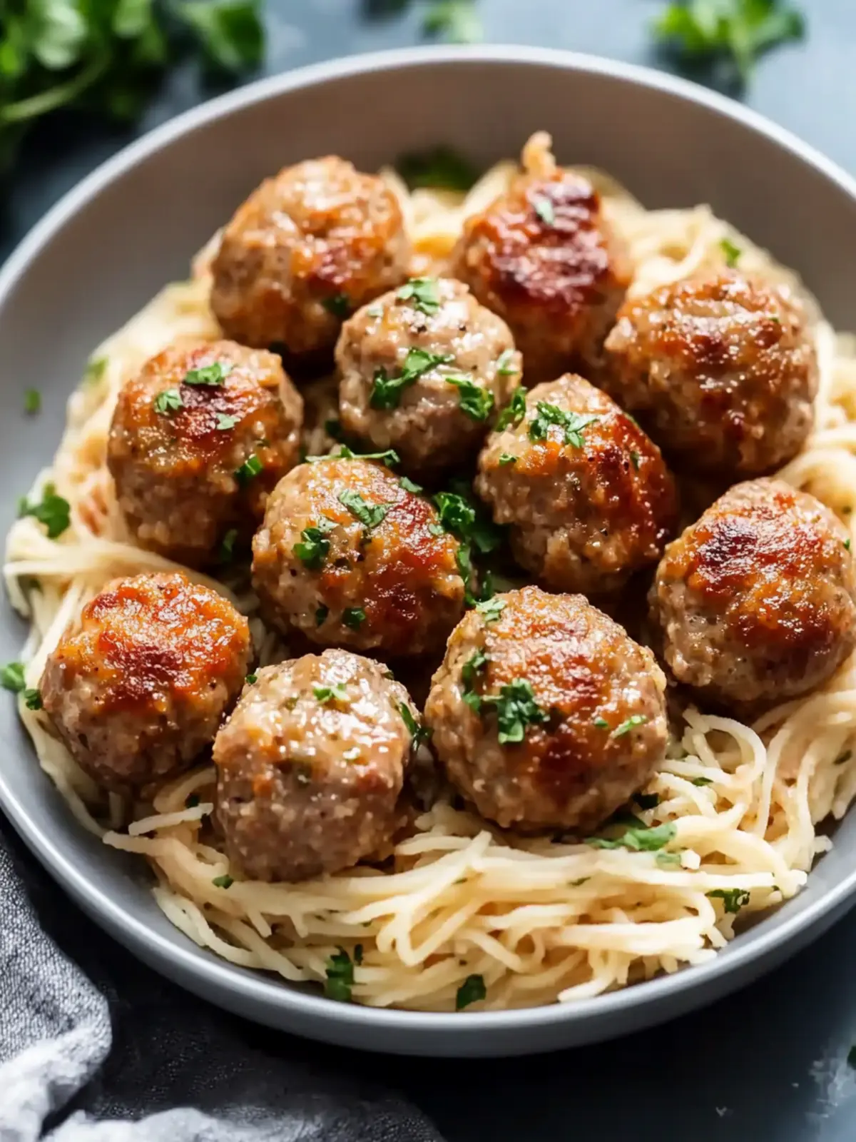 Ground Turkey Sausage Meatballs