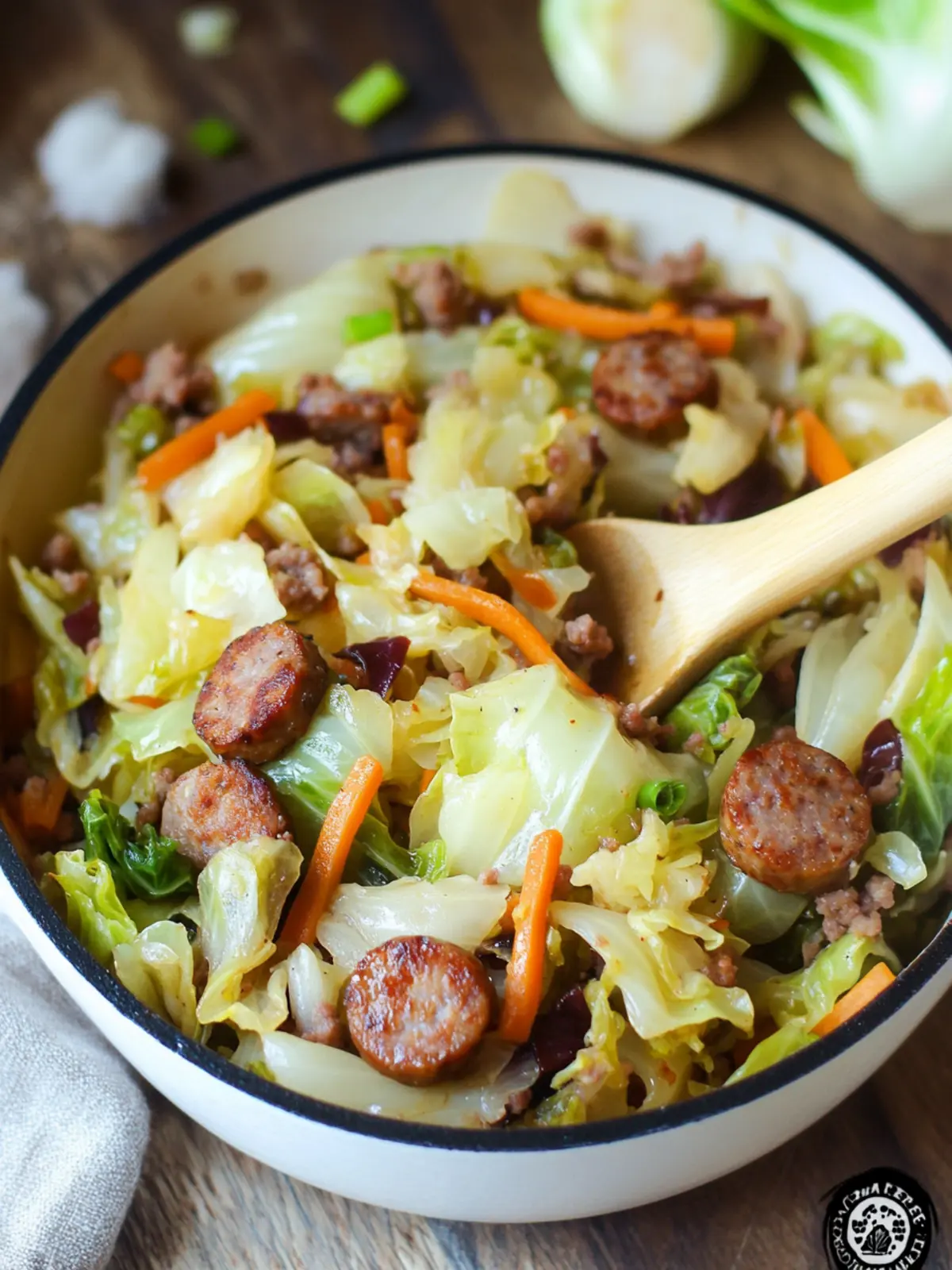 Cabbage and Sausage Skillet