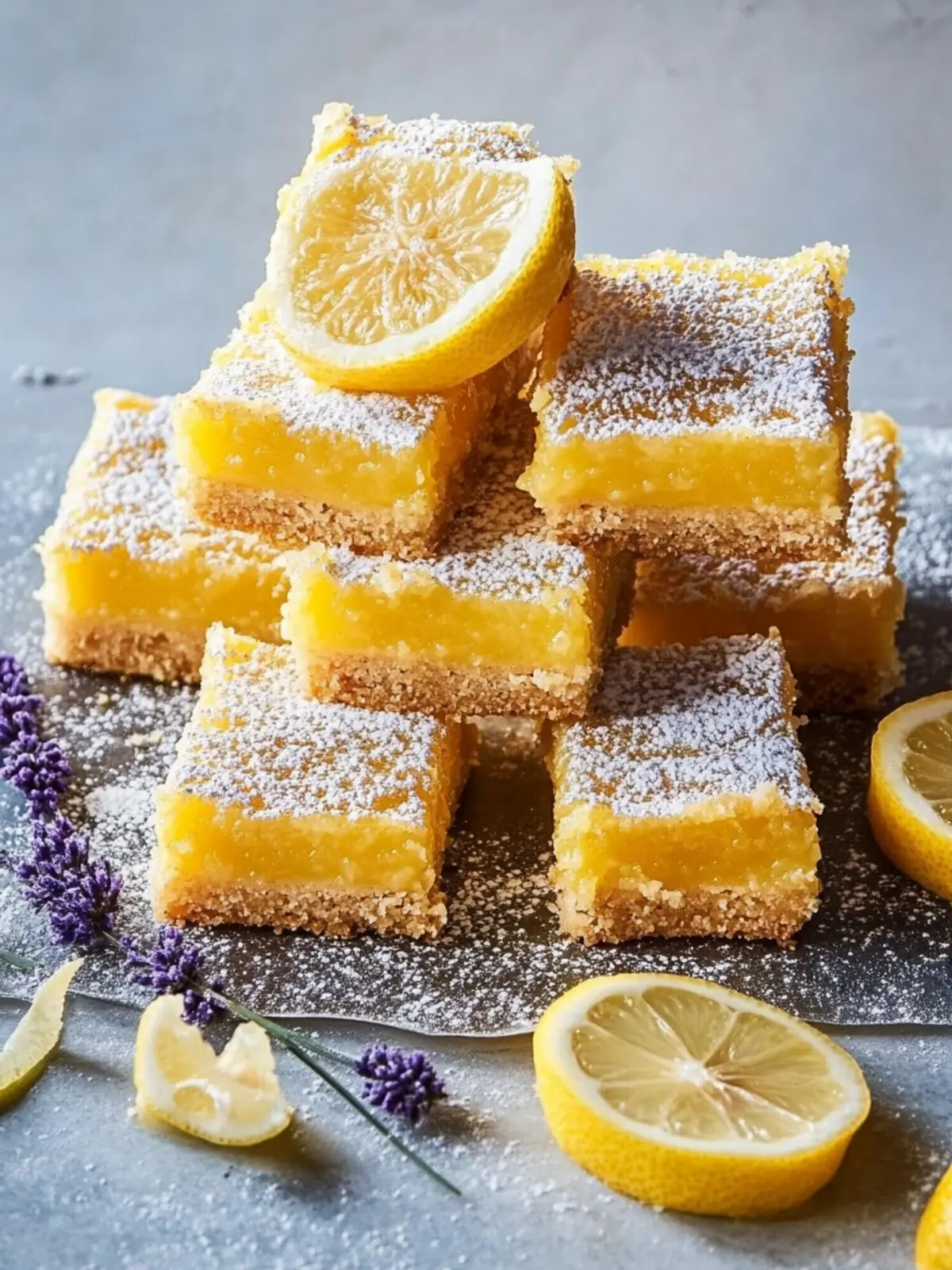 Irresistibly Sweet Lemon Bars with Buttery Crust Delight