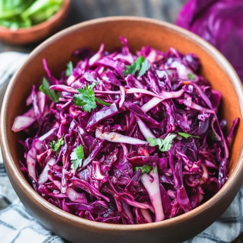 Red Cabbage Slaw Recipe
