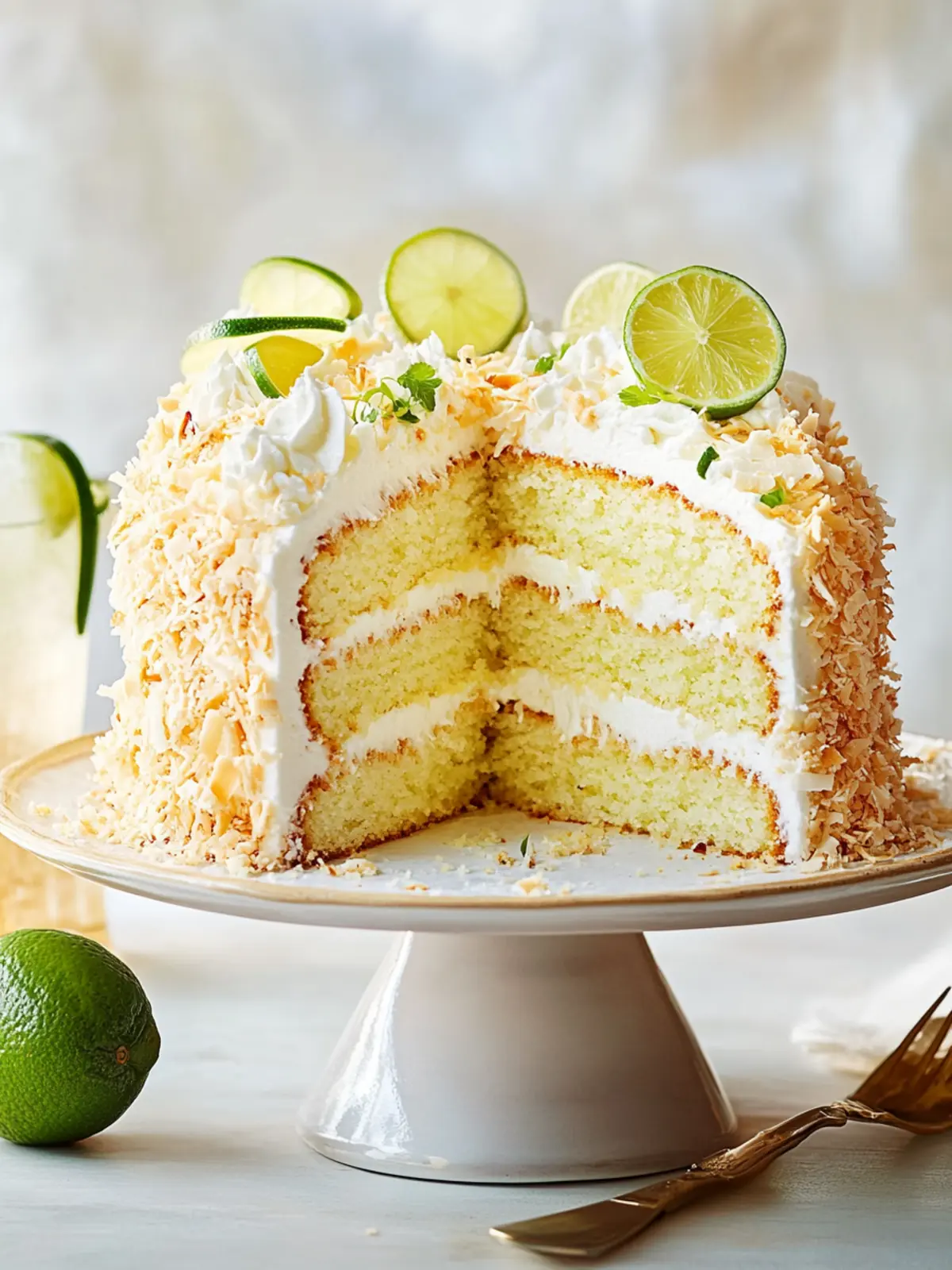 Coconut-Lime Layer Cake