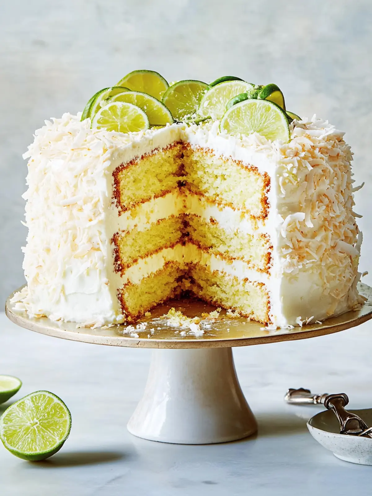 Coconut-Lime Layer Cake