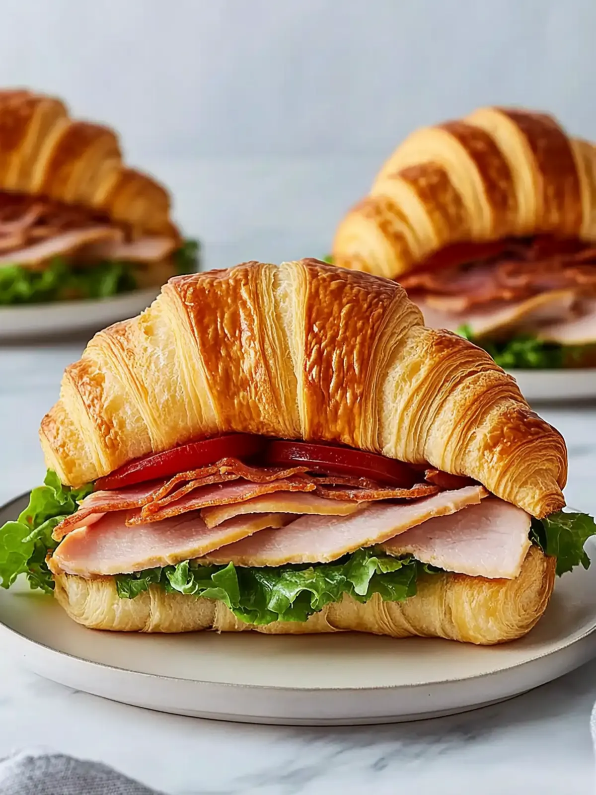 Classic Turkey Croissant Sandwich