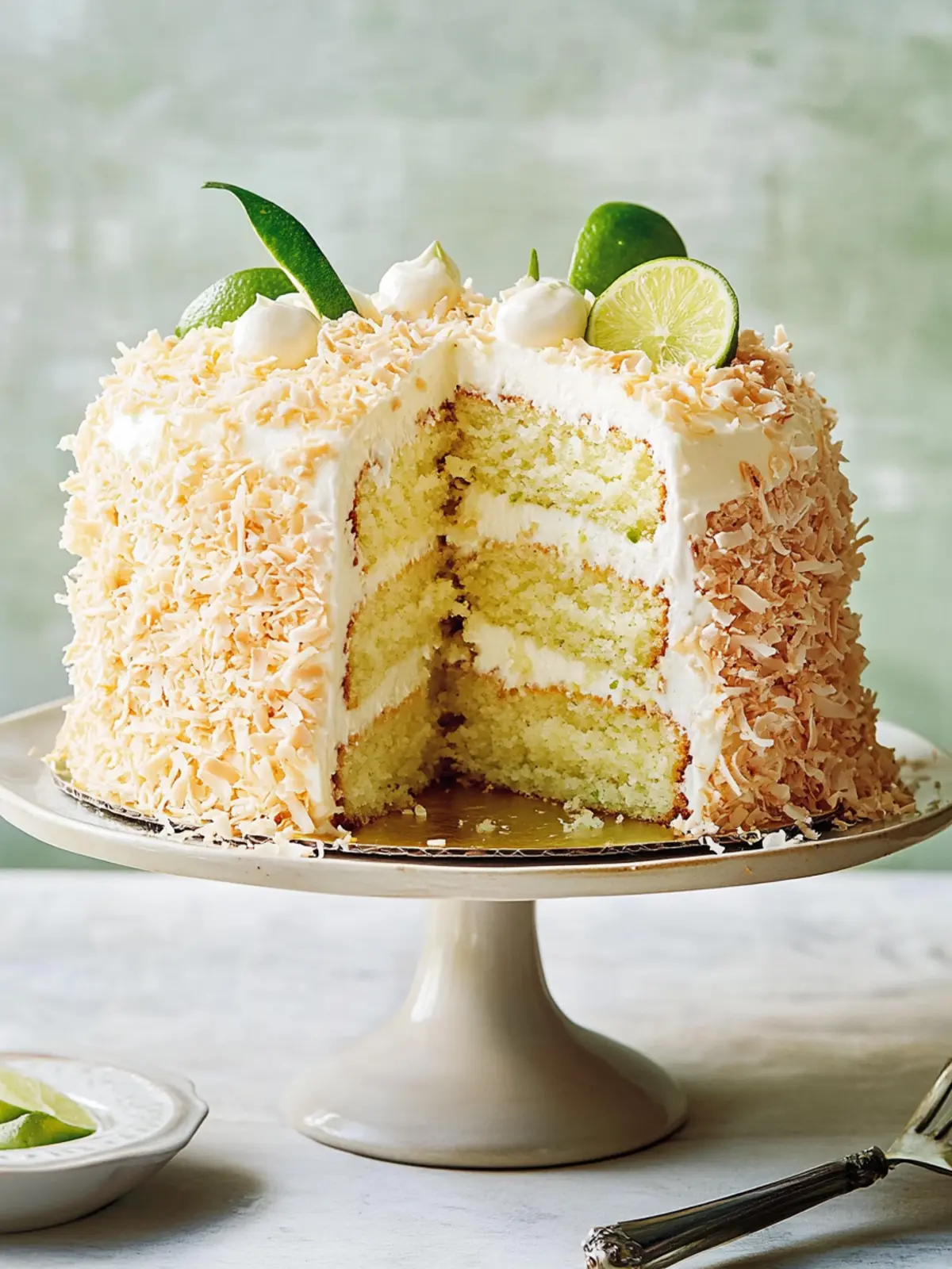 Coconut-Lime Layer Cake