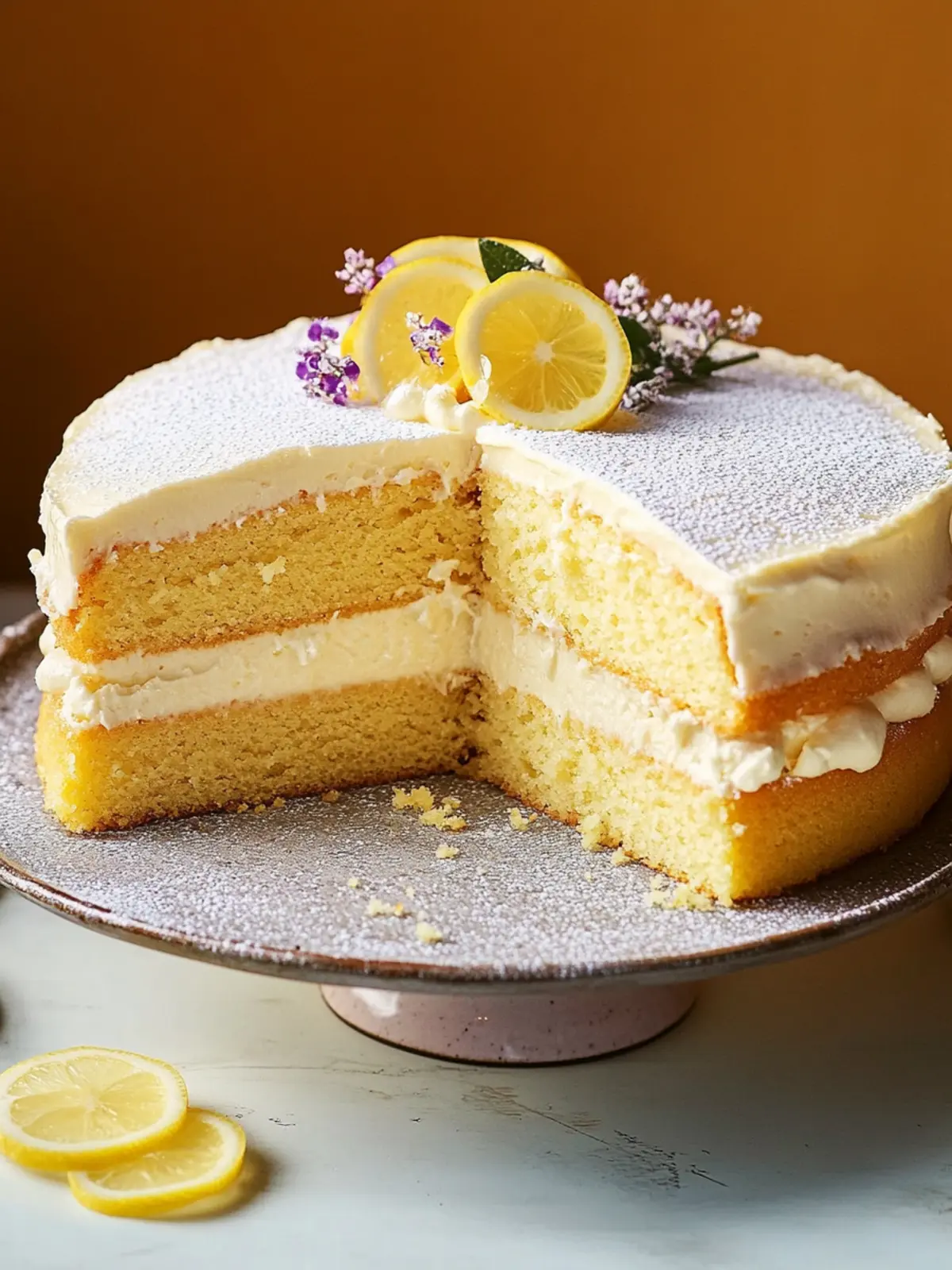 Lemon Cream Cake