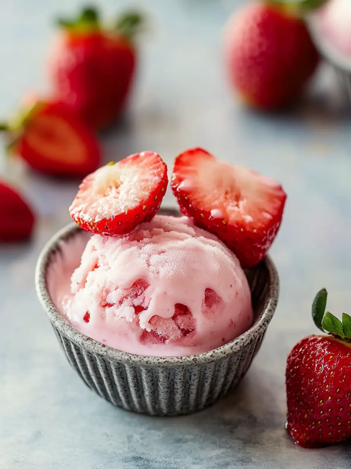 Perfect Strawberry Frozen Yogurt Bites