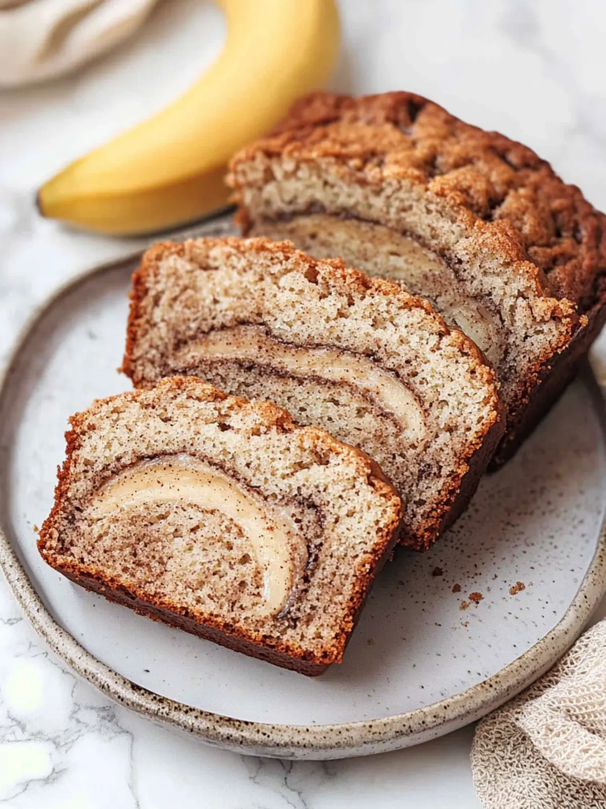 Cinnamon Swirl Banana Bread