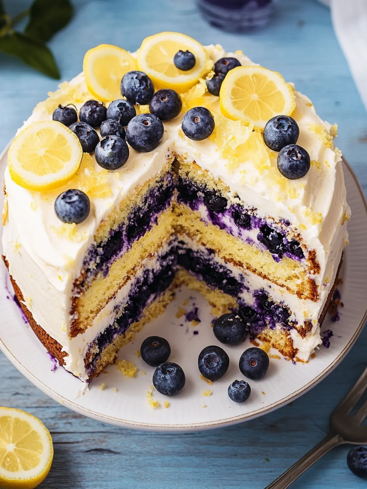 Lemon Blueberry Cake