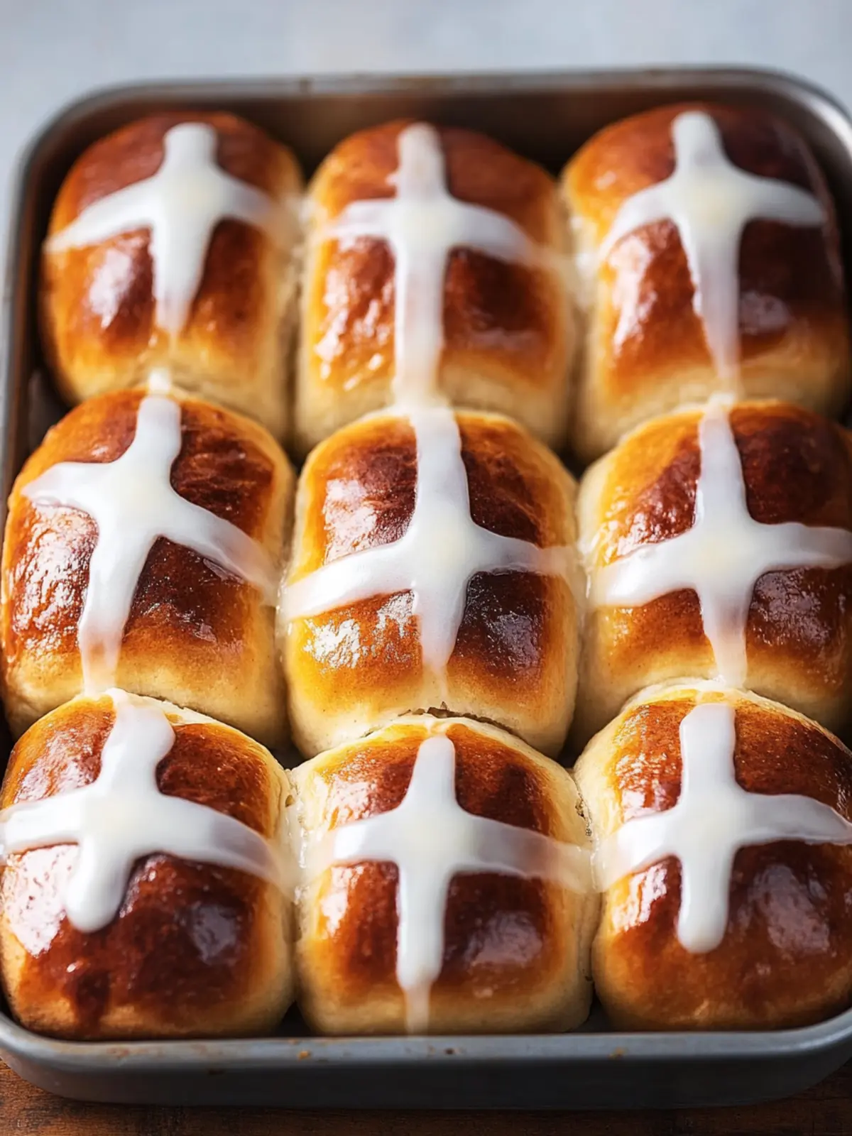 Irresistible Hot Cross Buns Recipe with Lemon Glaze Delight