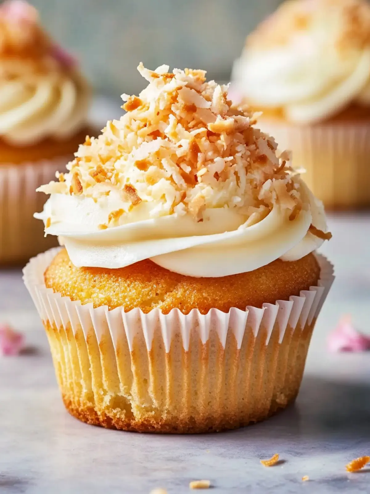 Coconut Cream Cupcakes