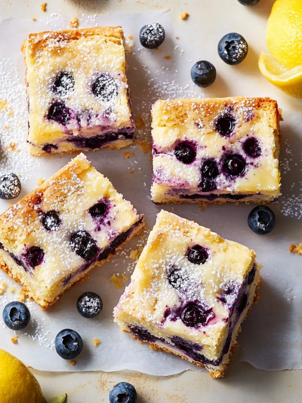 Lemon Blueberry Bar