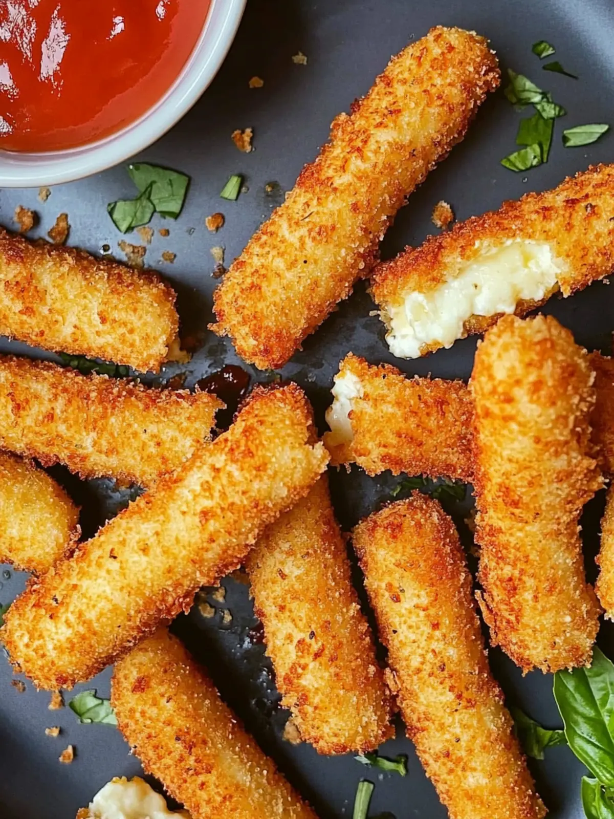 Air Fryer Mozzarella Sticks