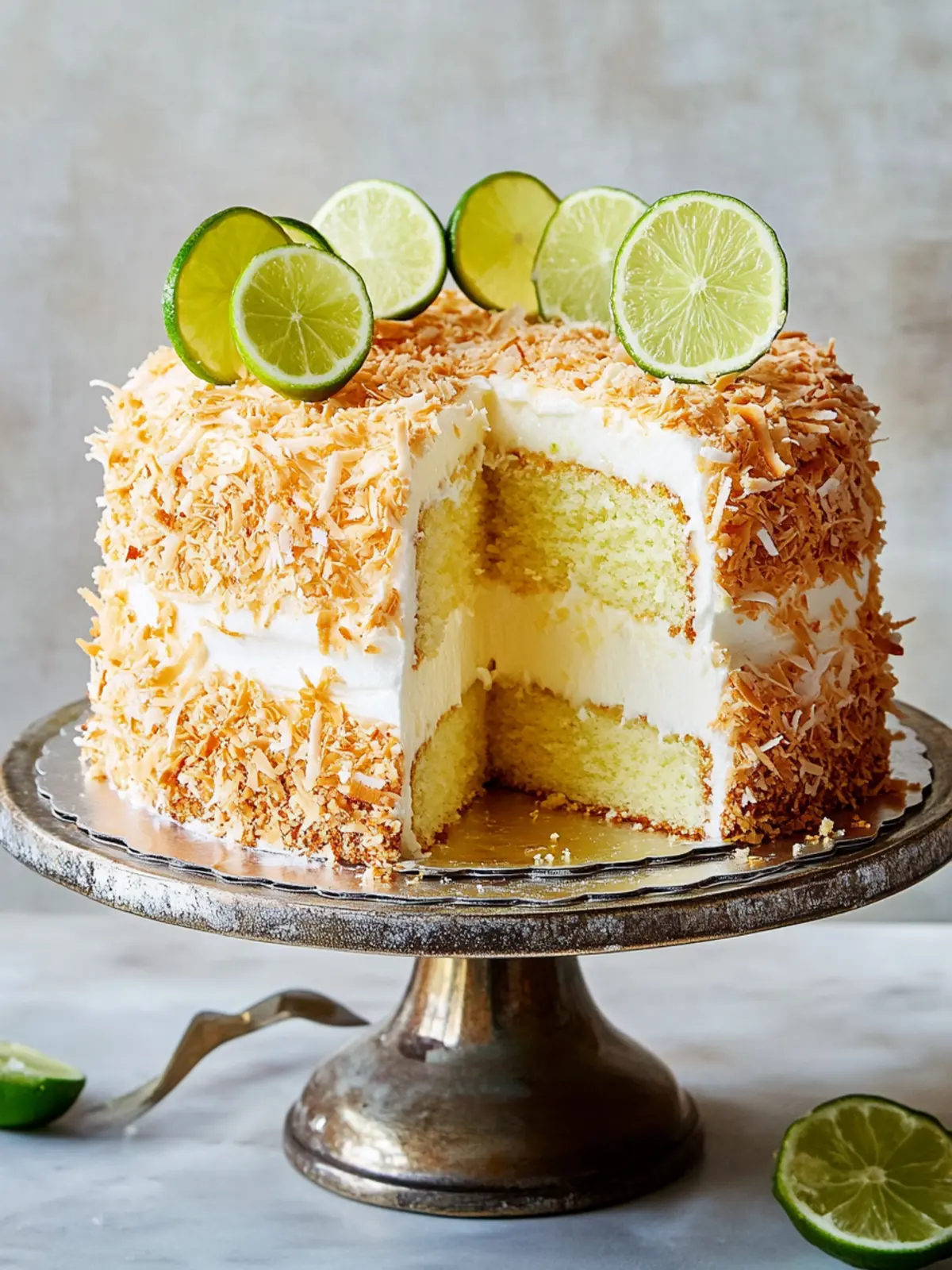 Coconut-Lime Layer Cake