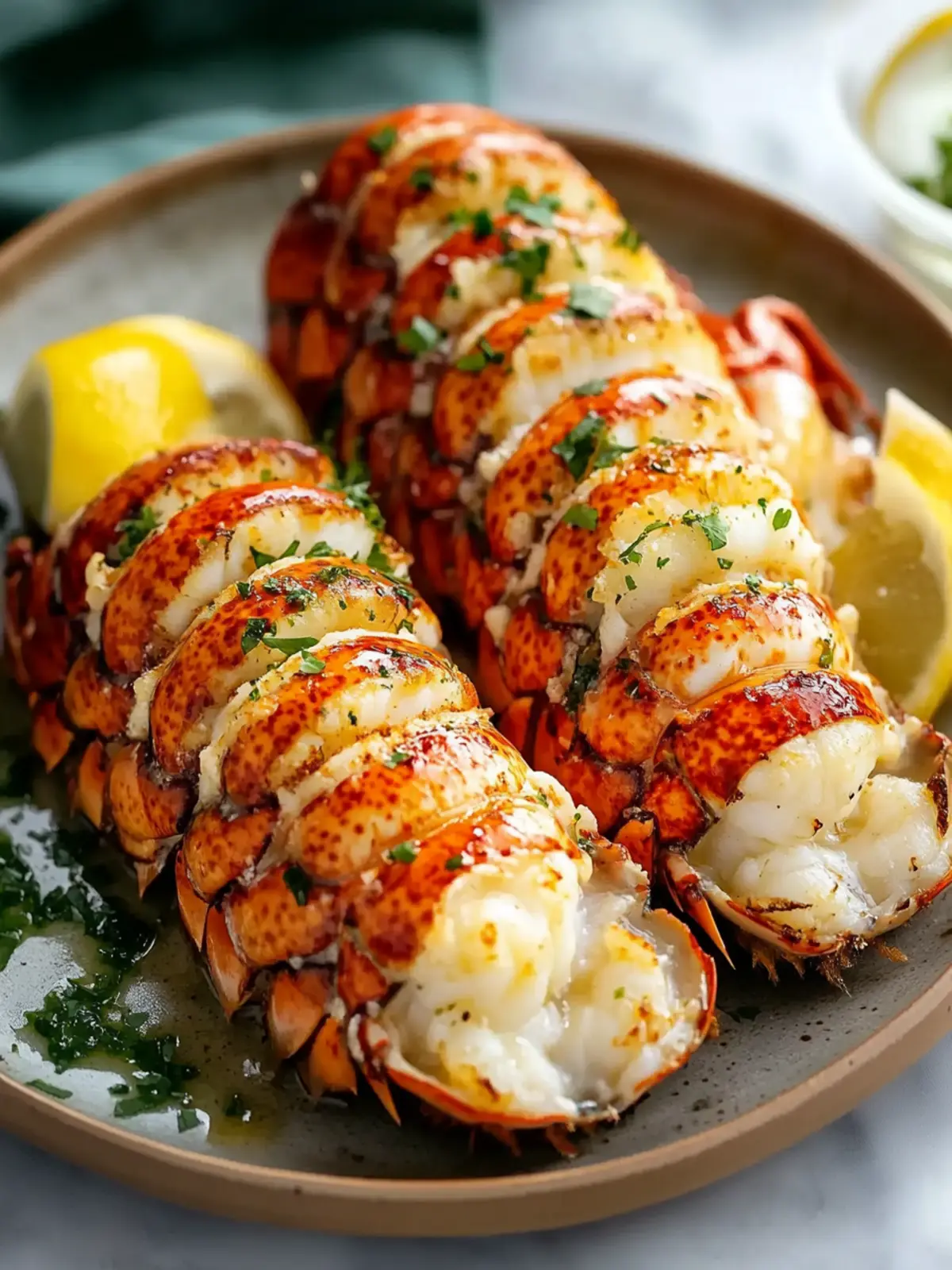 Tender Baked Lobster Tails