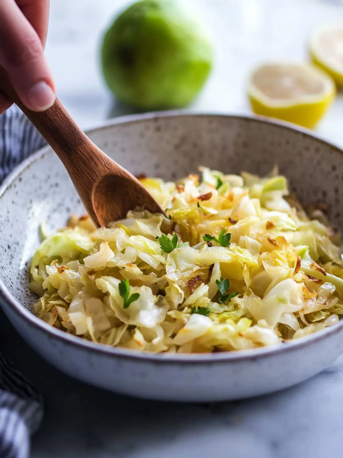 Garlic Sauteed Cabbage