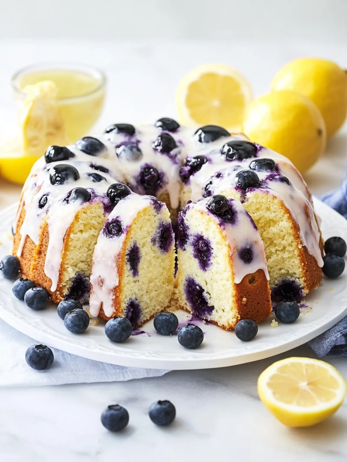 Zesty Lemon-Blueberry Pound Cake for Sweet Spring Moments