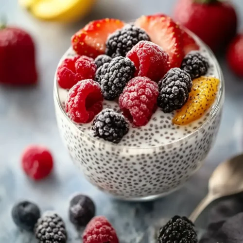 Simple Greek Yogurt Chia Seed Pudding