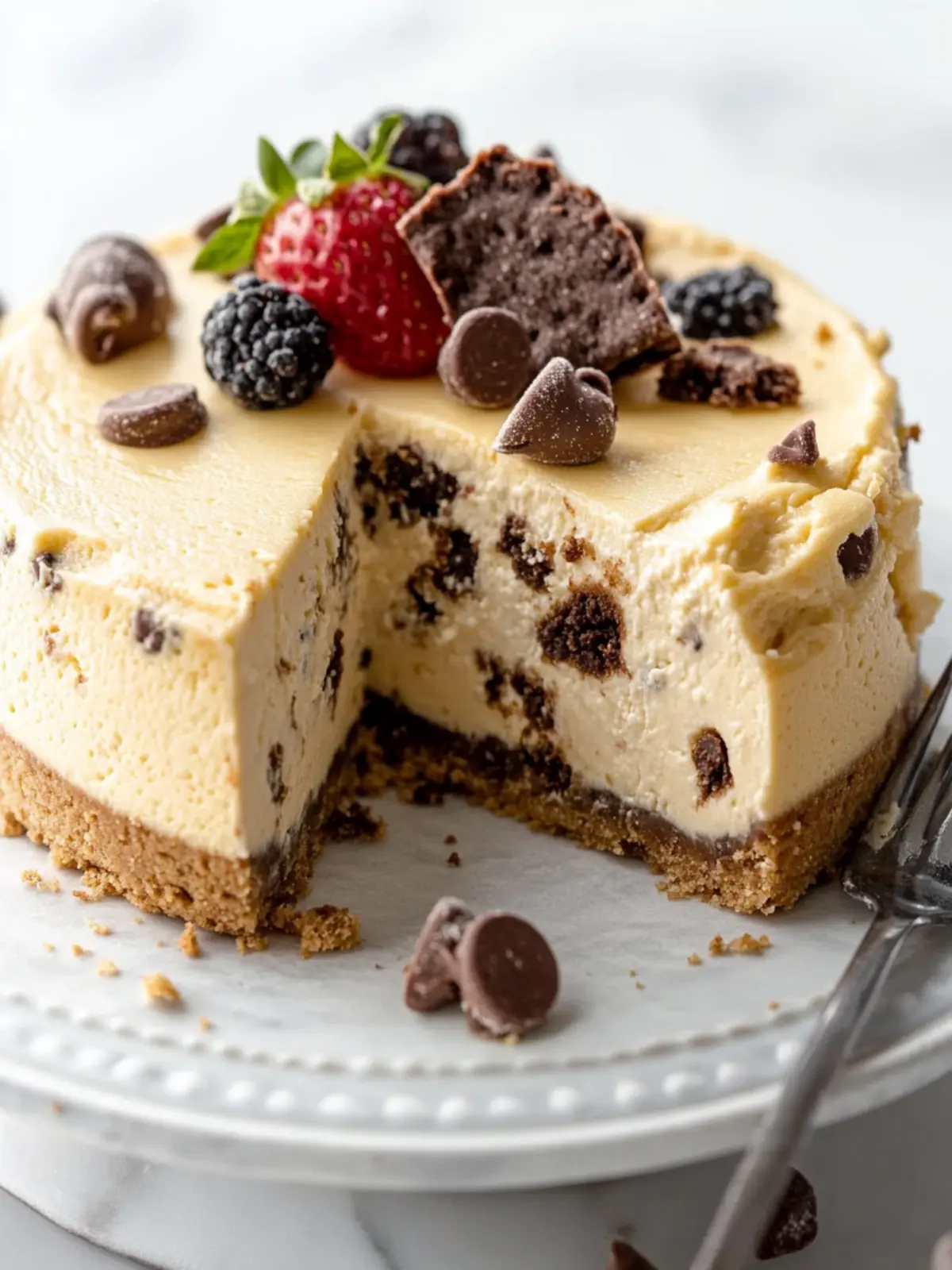 Dreamy Cookie Dough Cheesecake You Can’t Resist