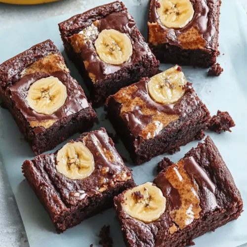 Fudgy Banana Bread Brownies
