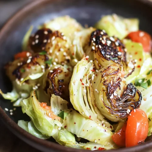 Roasted Cabbage Wedges