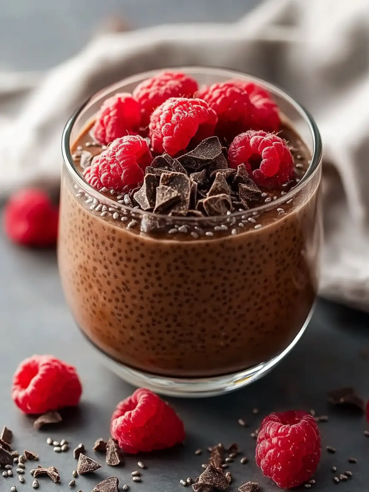 Sweet Chocolate Chia Seed Pudding