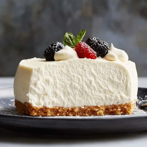 No-Bake Whipped Ricotta Cheesecake