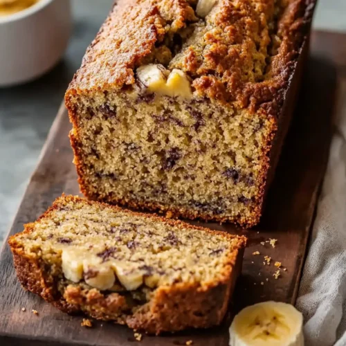Golden Moist Banana Bread